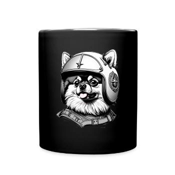 Pomeranian - Full Colour Mug - black - Front
