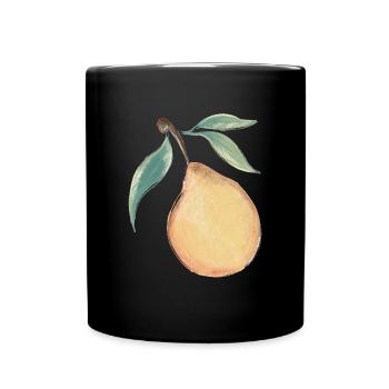 Pear - Full Colour Mug - black - Front
