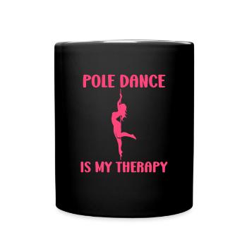 Women's pole dancing pole dancing - Full Colour Mug - black - Front