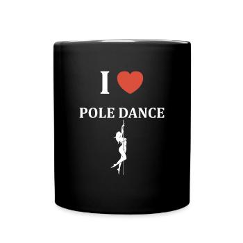 Women's pole dancing pole dancing - Full Colour Mug - black - Front