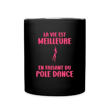 Women's pole dancing pole dancing - Full Colour Mug - black - Front