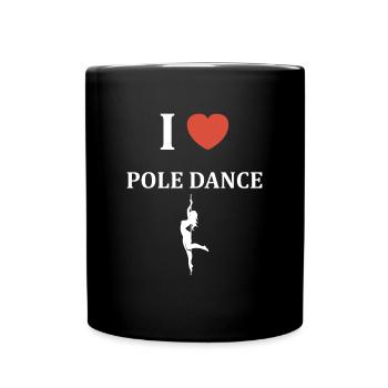 Women's pole dancing pole dancing - Full Colour Mug - black - Front