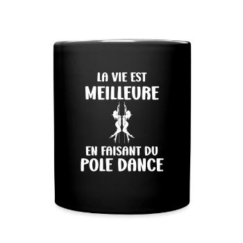 Women's pole dancing pole dancing - Full Colour Mug - black - Front
