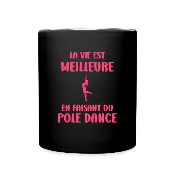 Women's pole dancing pole dancing - Full Colour Mug - black - Front