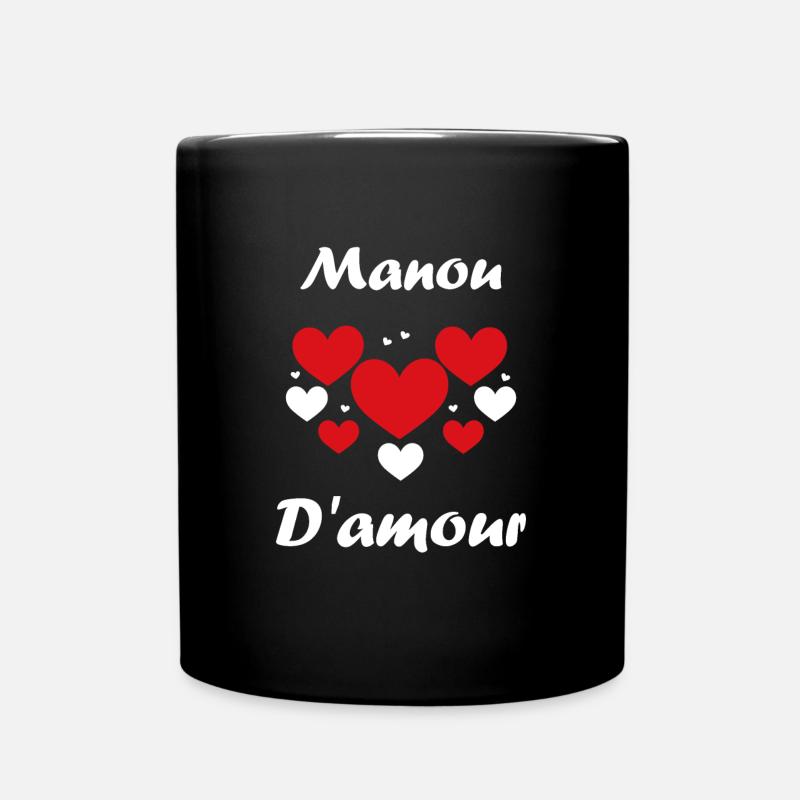 Manou - Mug uni - noir