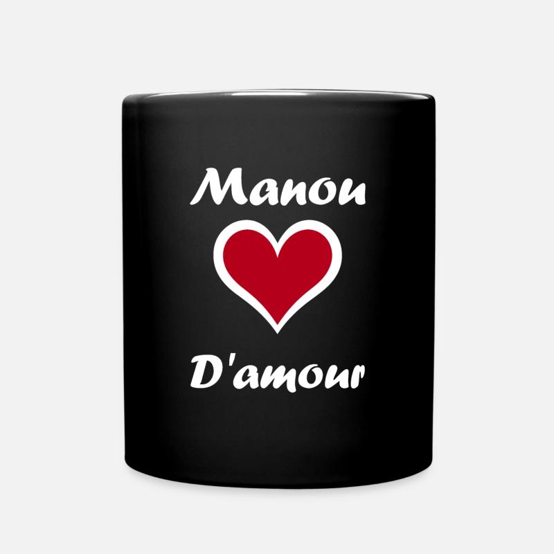 Manou - Mug uni - noir