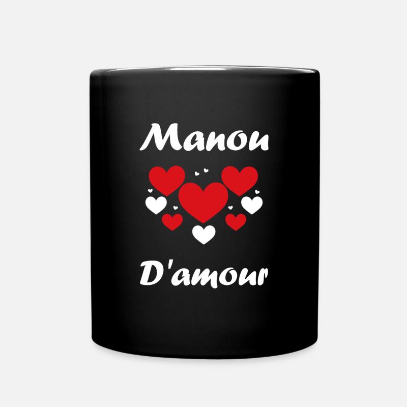Manou - Mug uni - noir