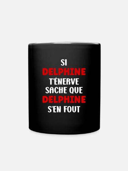 Delphine - Mug uni - noir