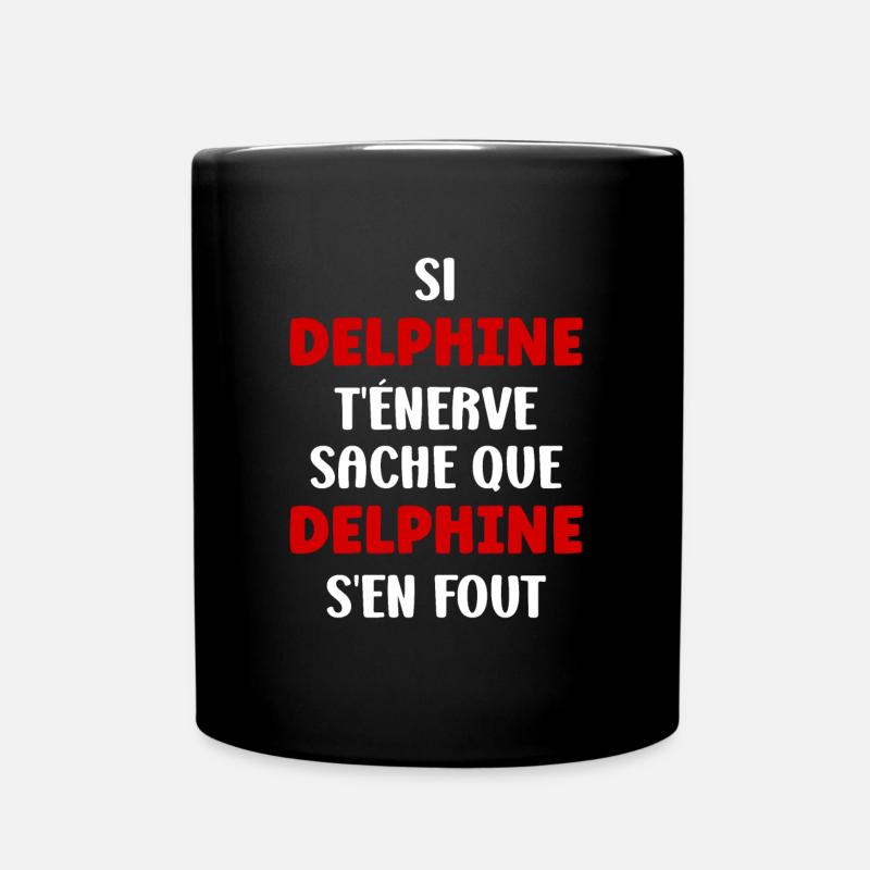 Delphine - Mug uni - noir