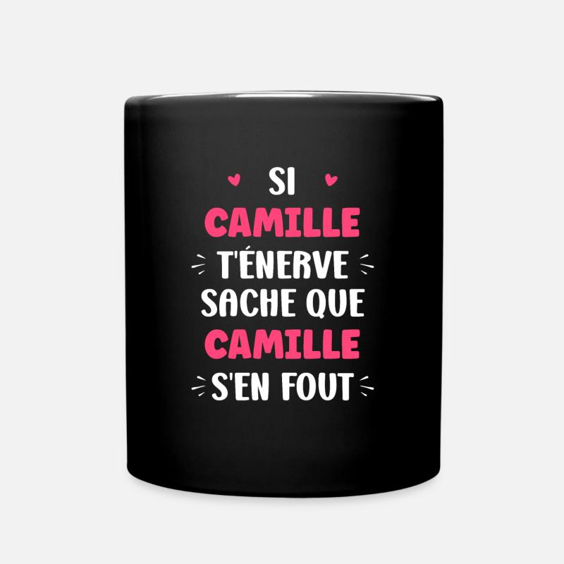 camille 1 - Mug uni - noir