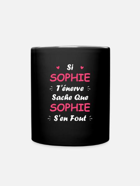 sophie - Mug uni - noir