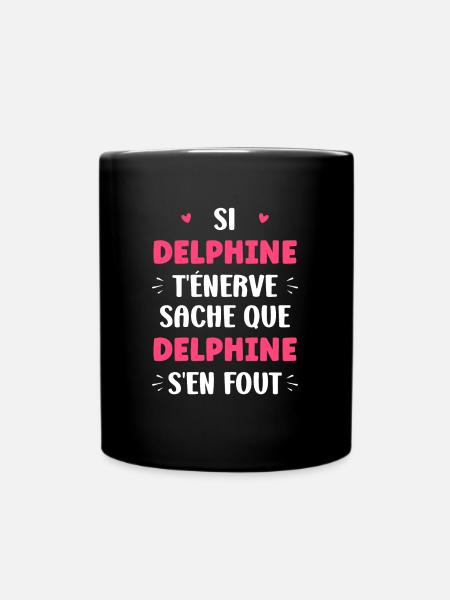 Delphine - Mug uni - noir