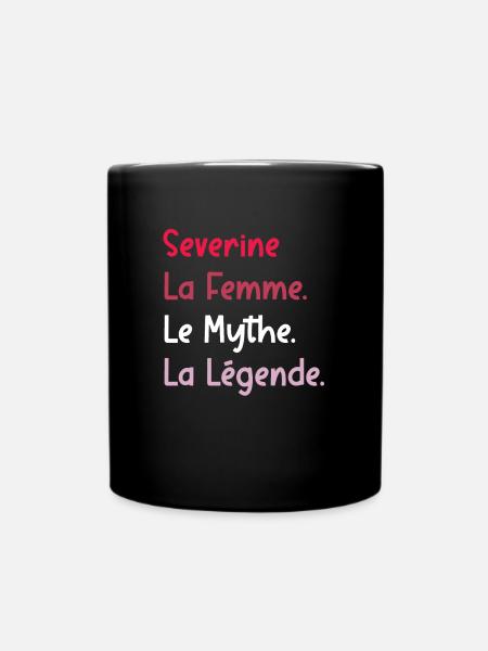 severine - Mug uni - noir