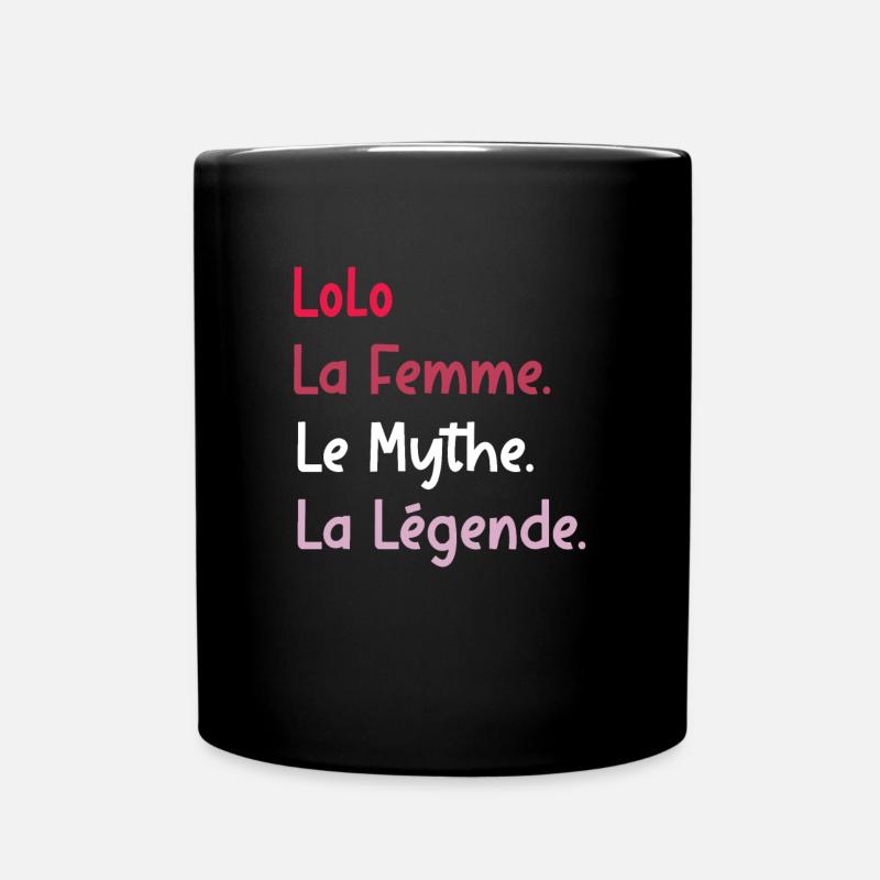 lolo - Mug uni - noir