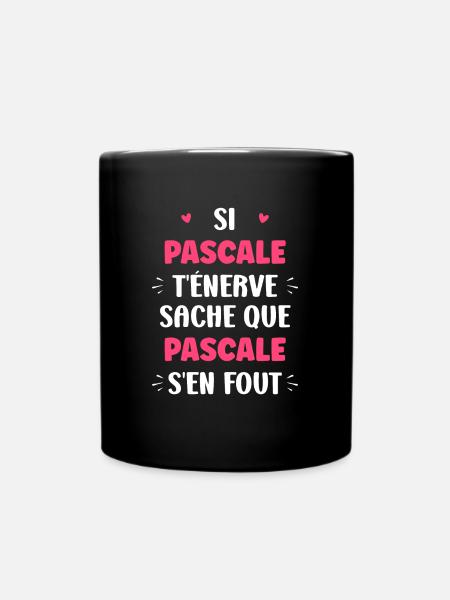 Pascale - Mug uni - noir