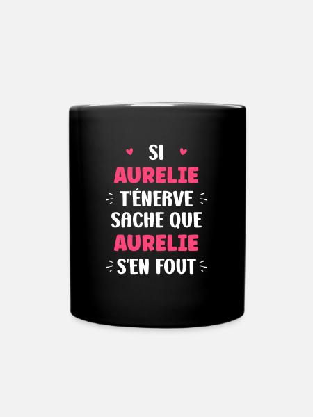 Aurelie - Mug uni - noir