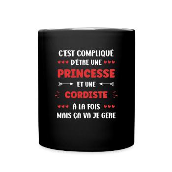 Cordiste - Mug uni - noir - Devant