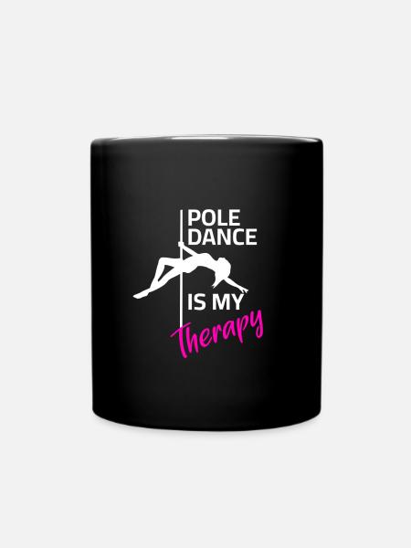 Thérapie par la pole danse - Mug uni - noir