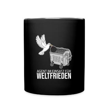 World Peace - Agent in Action - Full Colour Mug - black - Front