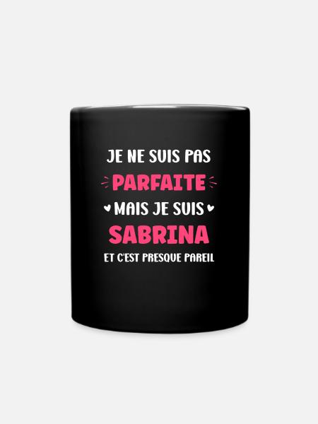 Sabrina - Mug uni - noir