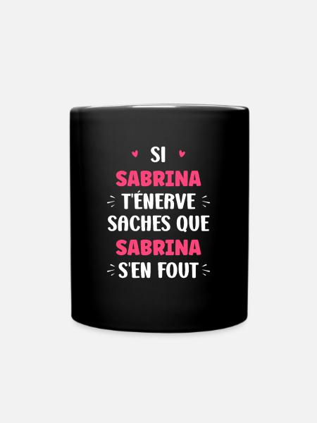 Sabrina - Mug uni - noir