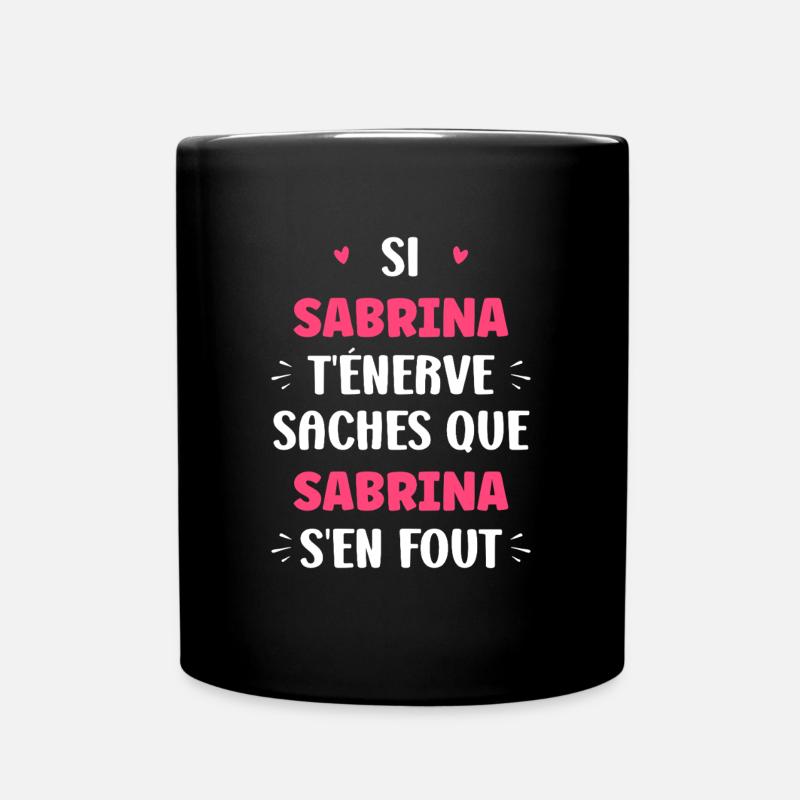 Sabrina - Mug uni - noir