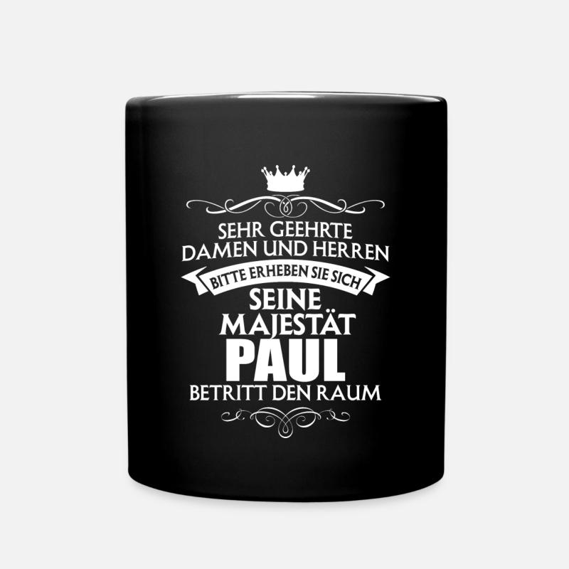 PAUL - Majestät - Tasse einfarbig - Schwarz