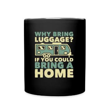 Caravane campeur campeur - Mug uni - noir - Devant