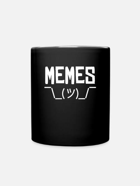 haussement d'épaules emoji meme - Mug uni - noir