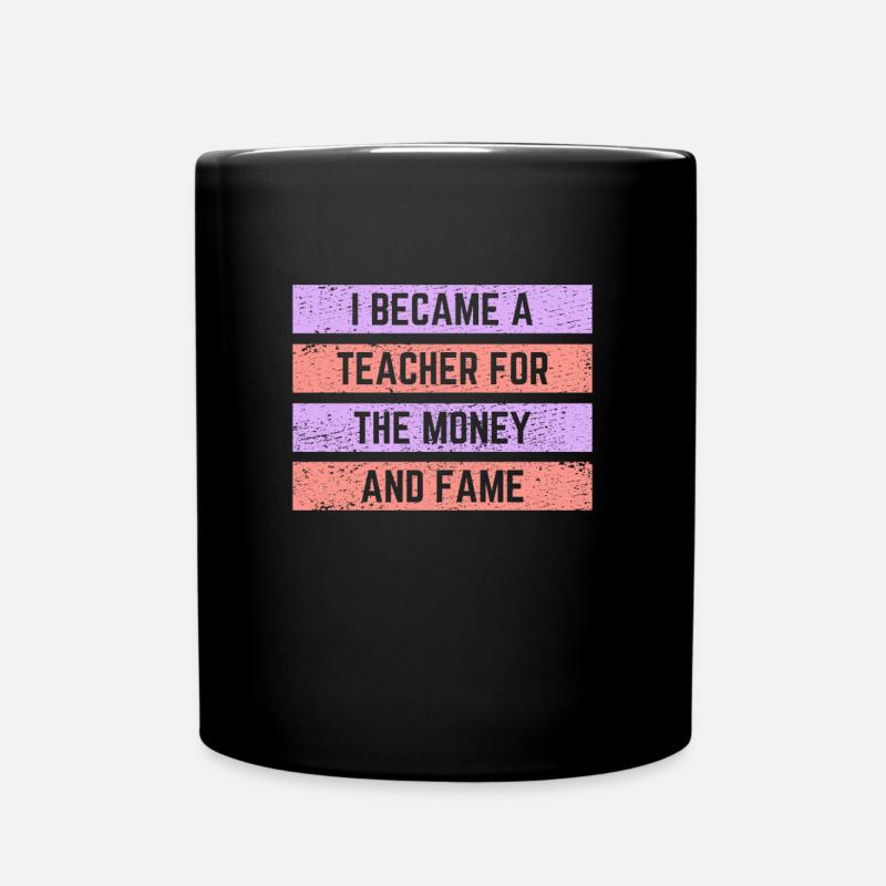 Lehrer - Tasse einfarbig - Schwarz