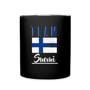Équipe de la Finlande T-Shirt Cadeau Home Sport - Mug uni - noir - Devant