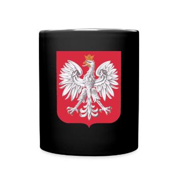 Polska - Tasse einfarbig - Schwarz - Vorne