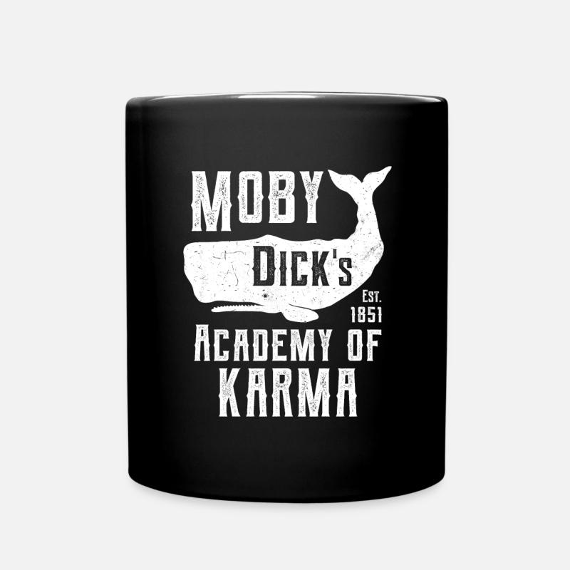 Moby Dick - Académie du Karma - Mug uni - noir