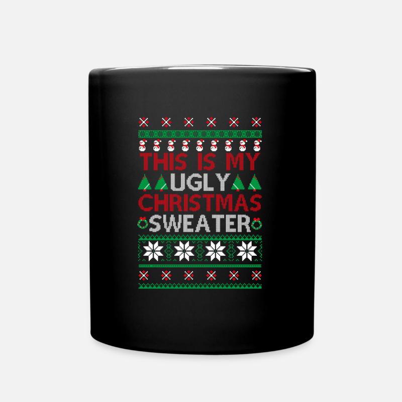 Weihnachten 2018 t-shirt Geschenk Santa - Tasse einfarbig - Schwarz