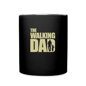 The Walking Dad Father Father's Day gift - Full Colour Mug - black - Front