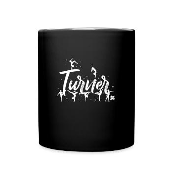 Turner Turnen Geschenk Idee Sport Leidenschaft - Tasse einfarbig - Schwarz - Vorne