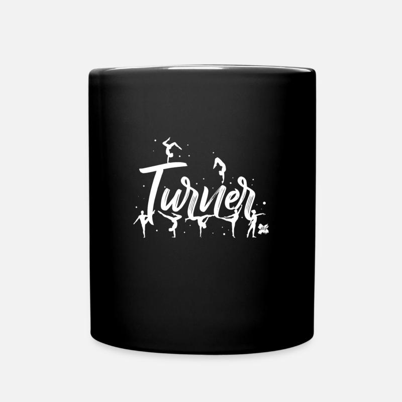 Turner Turnen Geschenk Idee Sport Leidenschaft - Tasse einfarbig - Schwarz