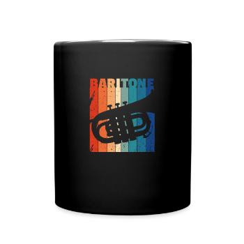 Bariton Horn - Tasse einfarbig - Schwarz - Vorne