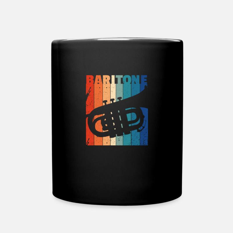Bariton Horn - Tasse einfarbig - Schwarz