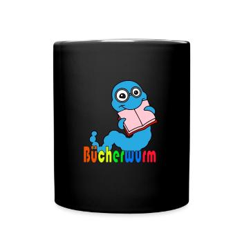 rat de bibliothèque - Mug uni - noir - Devant