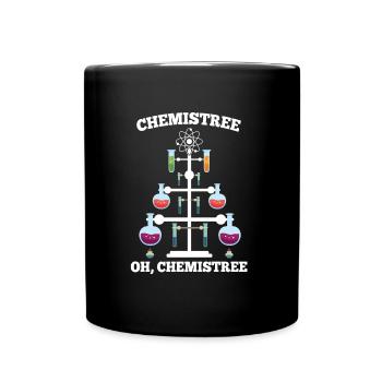 Chimie Sapin de Noël - Mug uni - noir - Devant