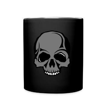 tete de mort crane 1511246 - Mug uni - noir - Devant