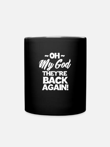 Backstreet Boygroup 90er Boys Boyband Geschenk - Tasse einfarbig - Schwarz