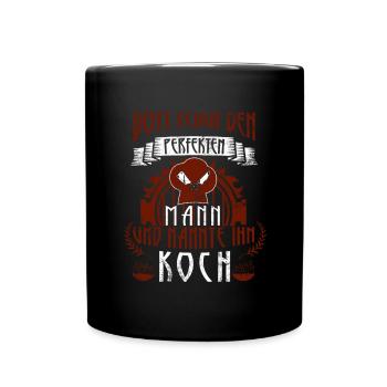 cadeau de cuisinier - Mug uni - noir - Devant