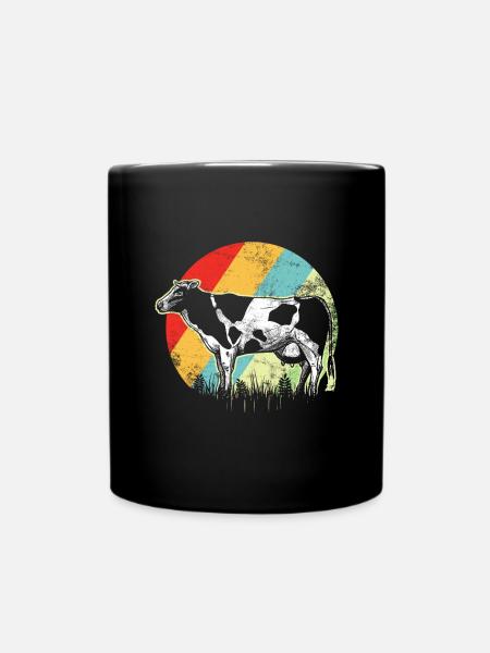 vache - Mug uni - noir
