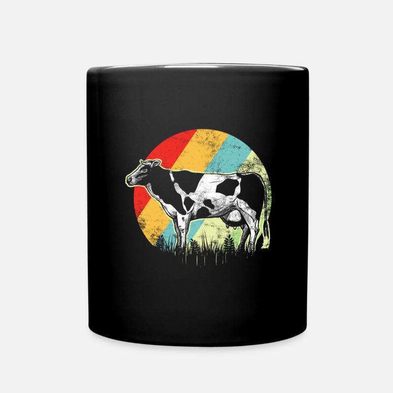 vache - Mug uni - noir