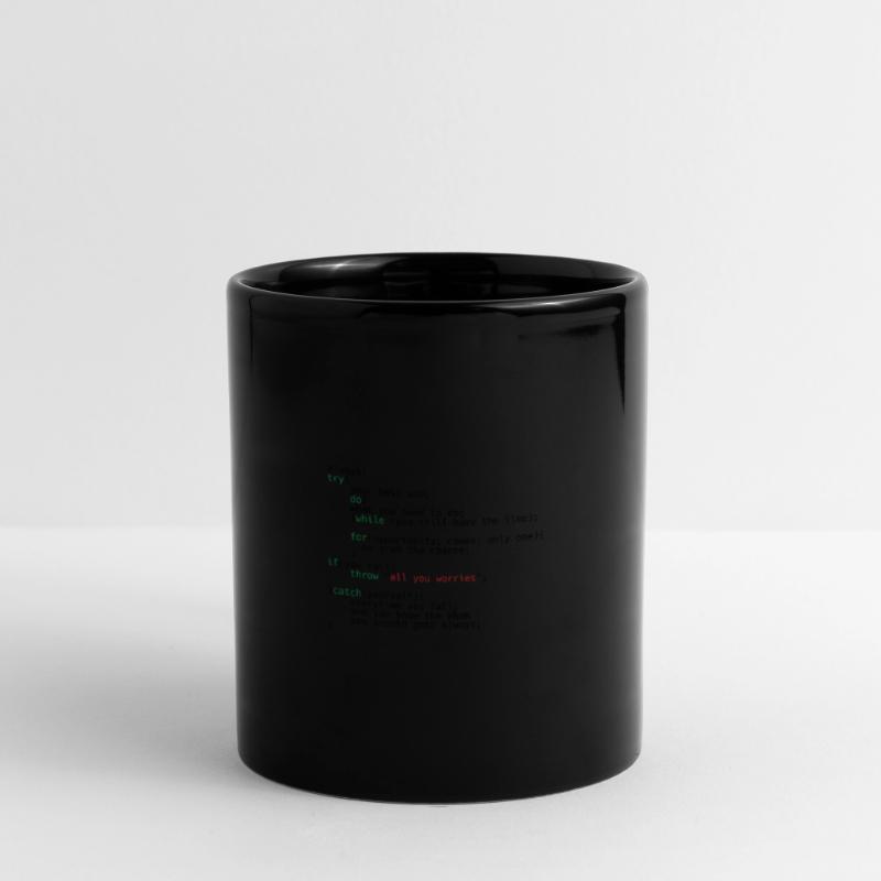 Geek Coder Tasse einfarbig