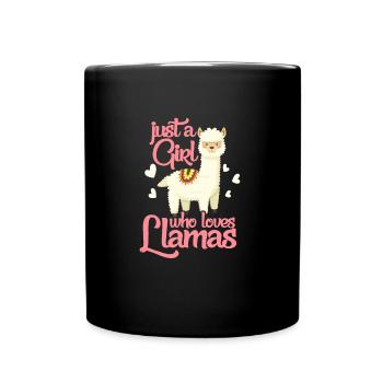 lama - Full Colour Mug - black - Front