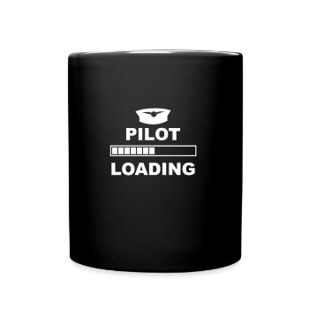 pilot loading bar - Full Colour Mug - black - Front