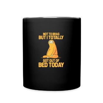 Sloth Sloth Sloth Sloths Tired Gift - Full Colour Mug - black - Front